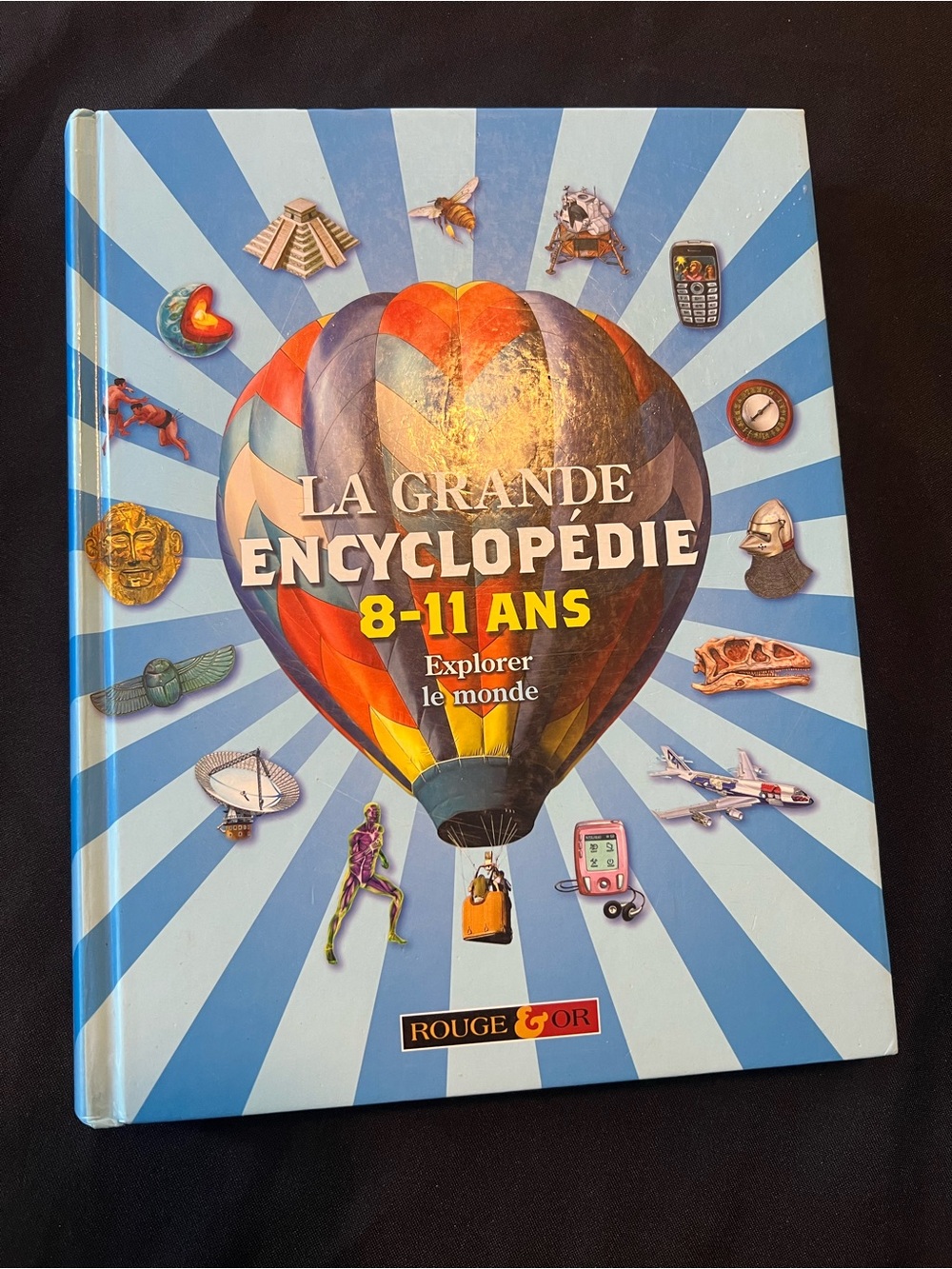 French Children's Encyclopedia - La Grande Encyclopédie 8-11 Ans - Rouge et Or